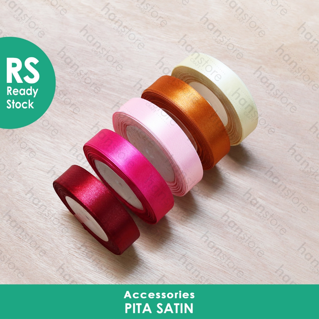 

RS 1 Roll Pita Satin 3/4 inch / 2 cm ( 20 yard )