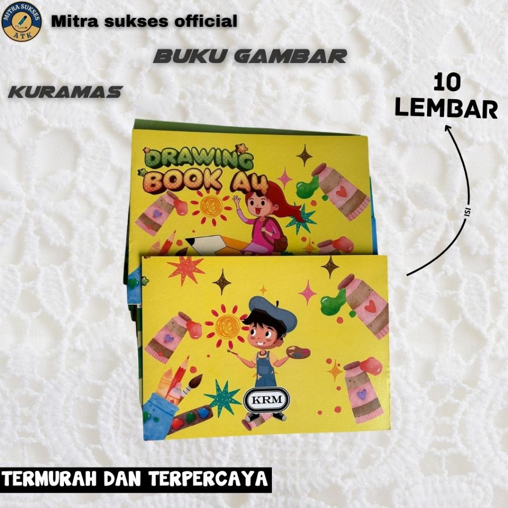

BUKU GAMBAR KURAMAS A4 PASTI MURAH 100% ASLI