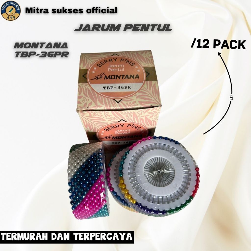

Jarum Pentul Piring / Jarum Pentul Hijab Per 1 Lusin isi 12 Piring