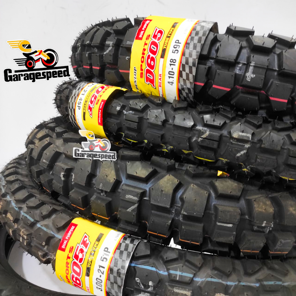 Ban Luar Depan belakang Dunlop D605 16 19 18 21 Dual Purpose CRF KLX WR155