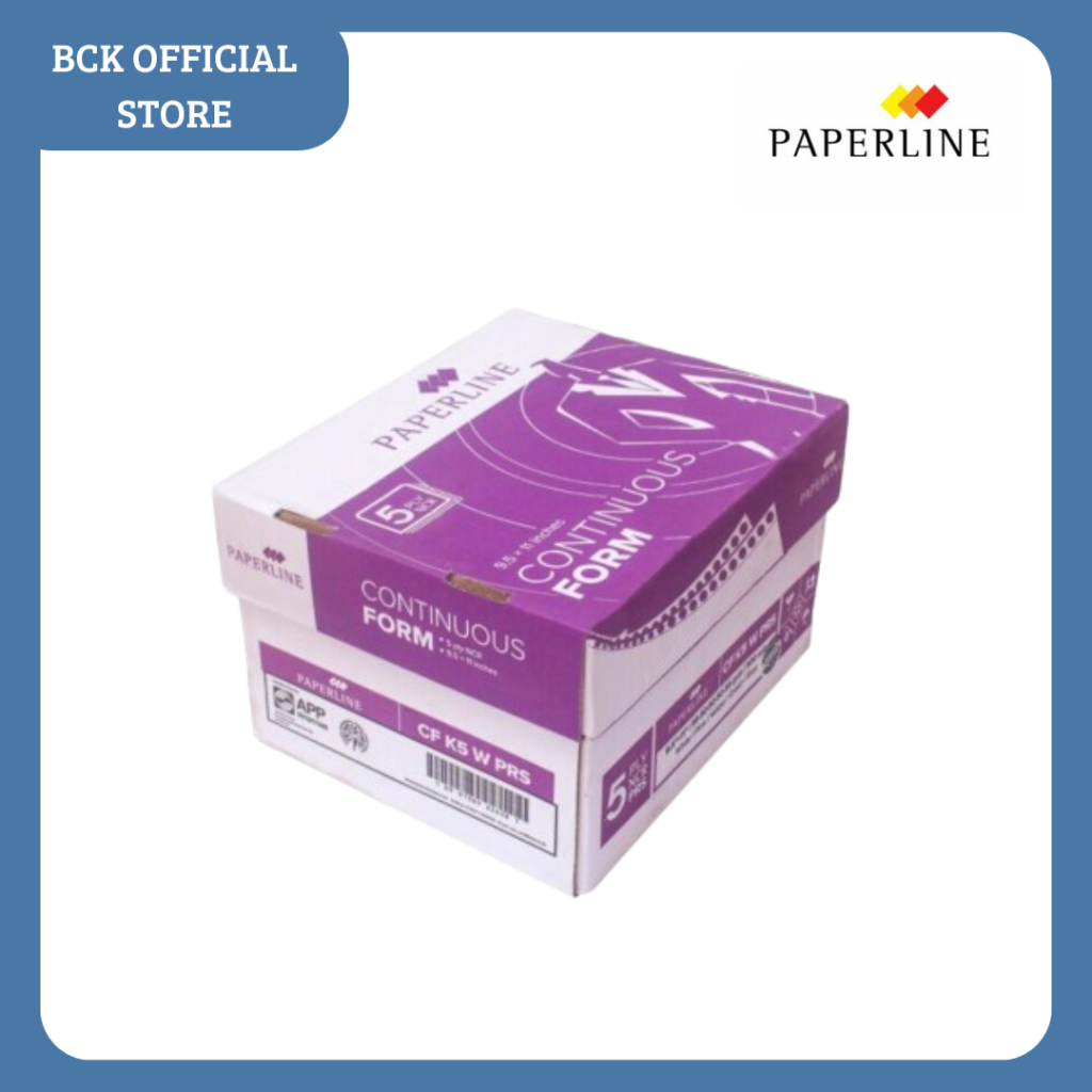

Kertas Continuous Form CF K5 W PRS - 5 PLY (CTN)