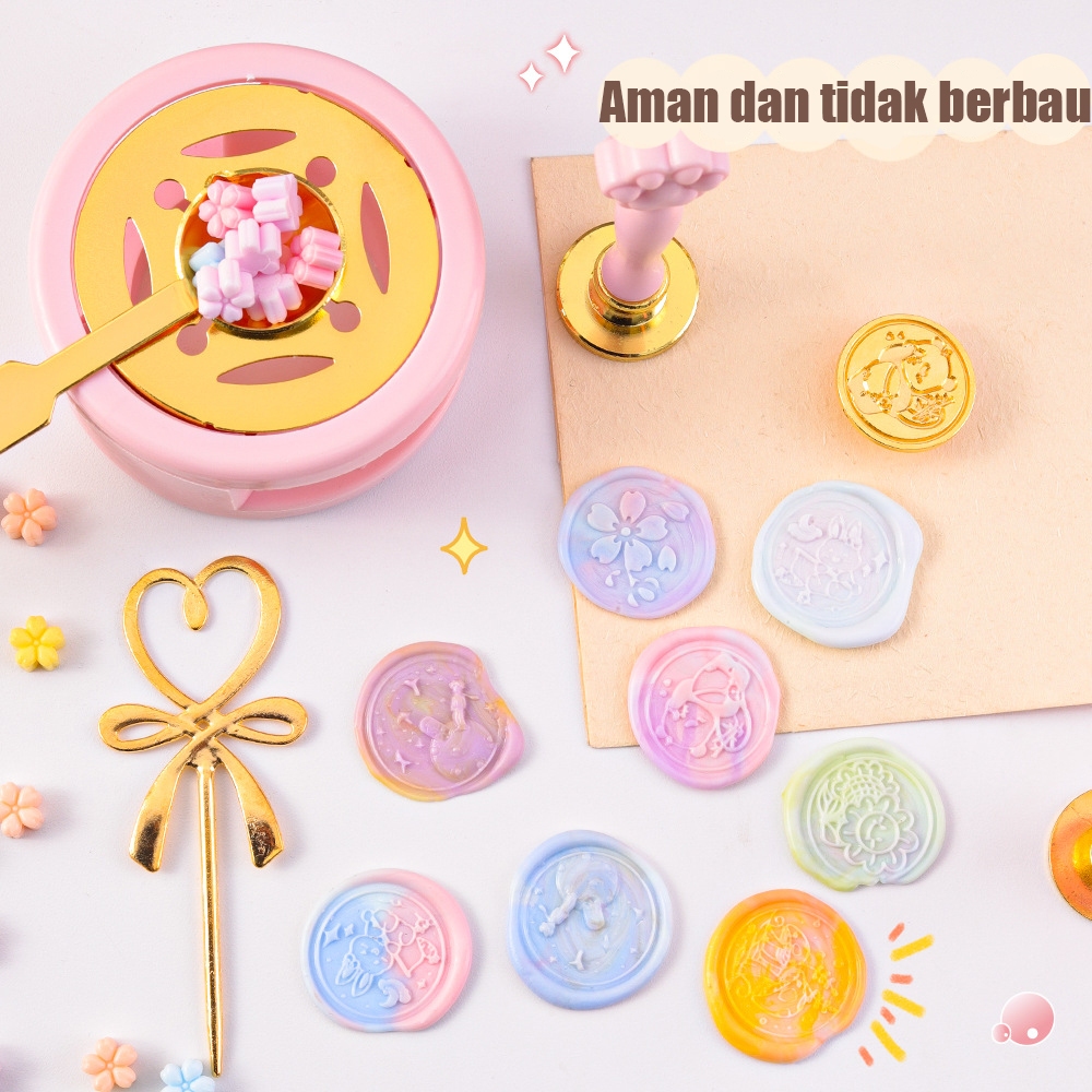 

DIY Set cat api Wax Seal Set Beads Colorful Lilin Segel Tablet 461PCS/Set RB9