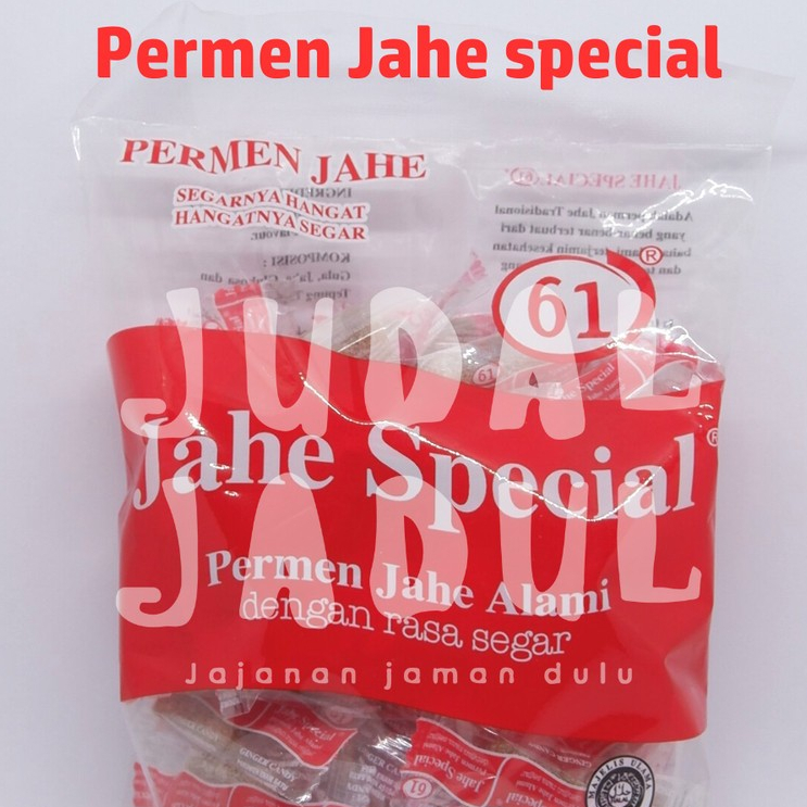 

Permen Jahe Special 125gr isi 50pcs