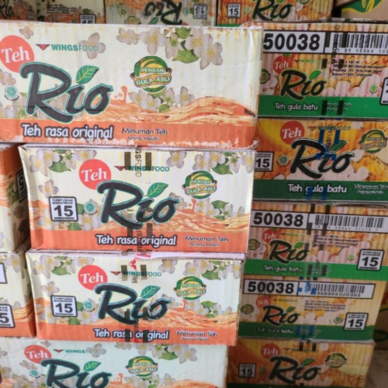 

TEH RIO GELAS 1 DUS ISI 24 X 180 ML PENGIRIMAN INSTAN SAMEDAY DAN BLUEBIRD