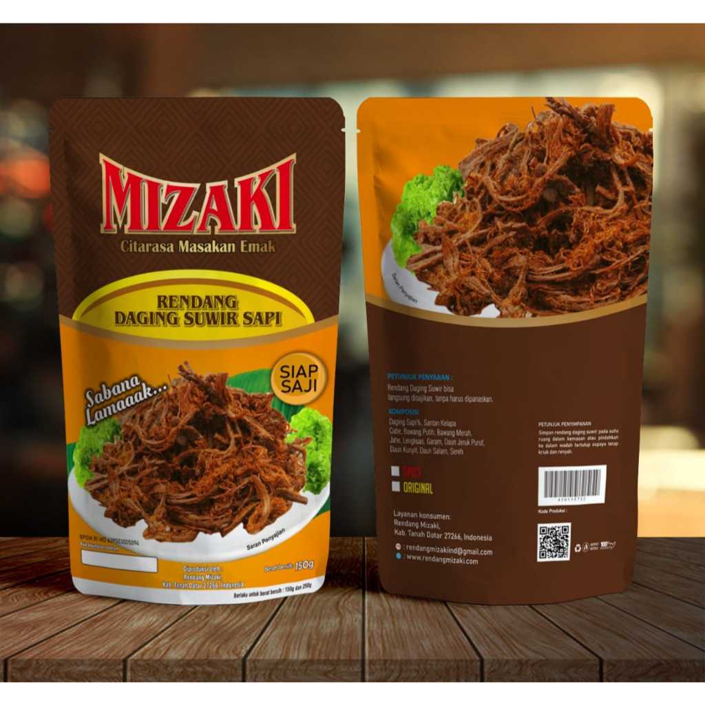 

Rendang Daging Suir mizaki 250grm