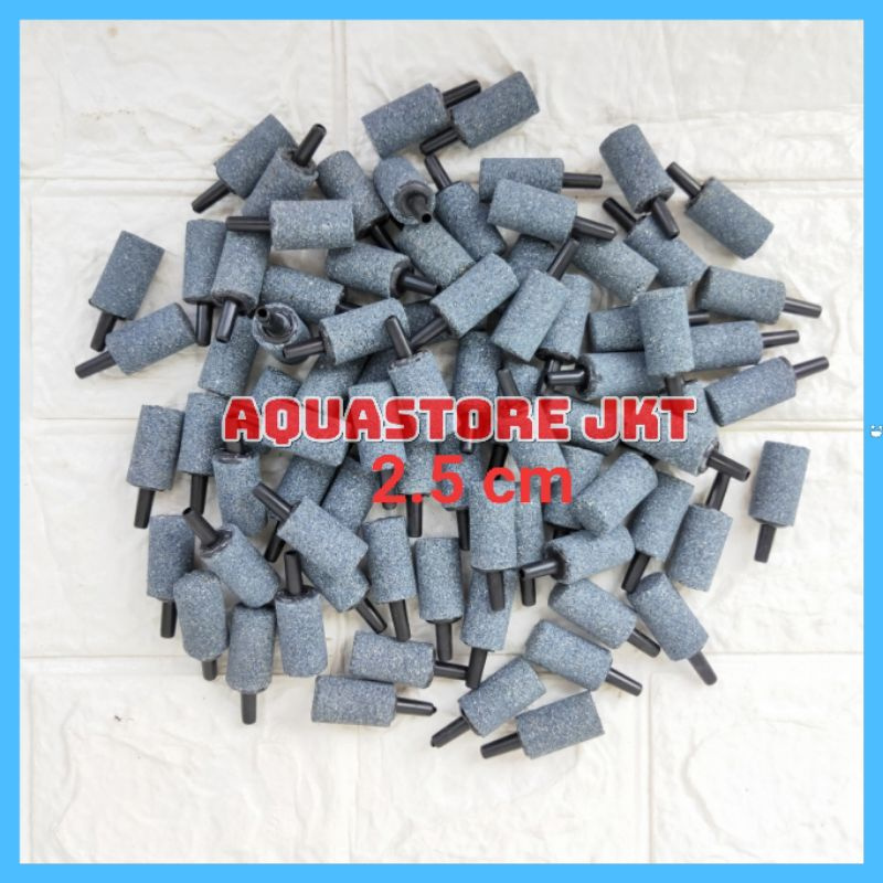 BATU AERATOR AQUARIUM UKURAN 2,5 CM - BATU AERATOR PANJANG 2.5 CM BATU AERATOR