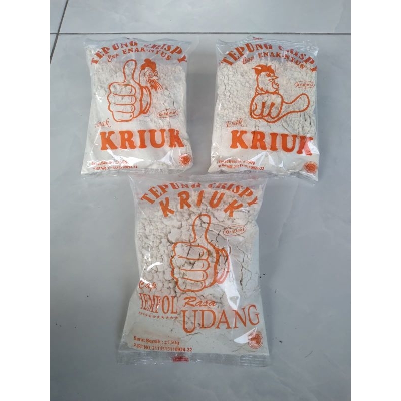 

Tepung jempol Kriuk,Dengan pilihan varian pembelian 10pcs