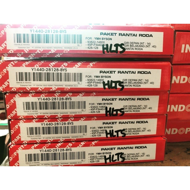 Gear set Indopart motor Yamaha Byson