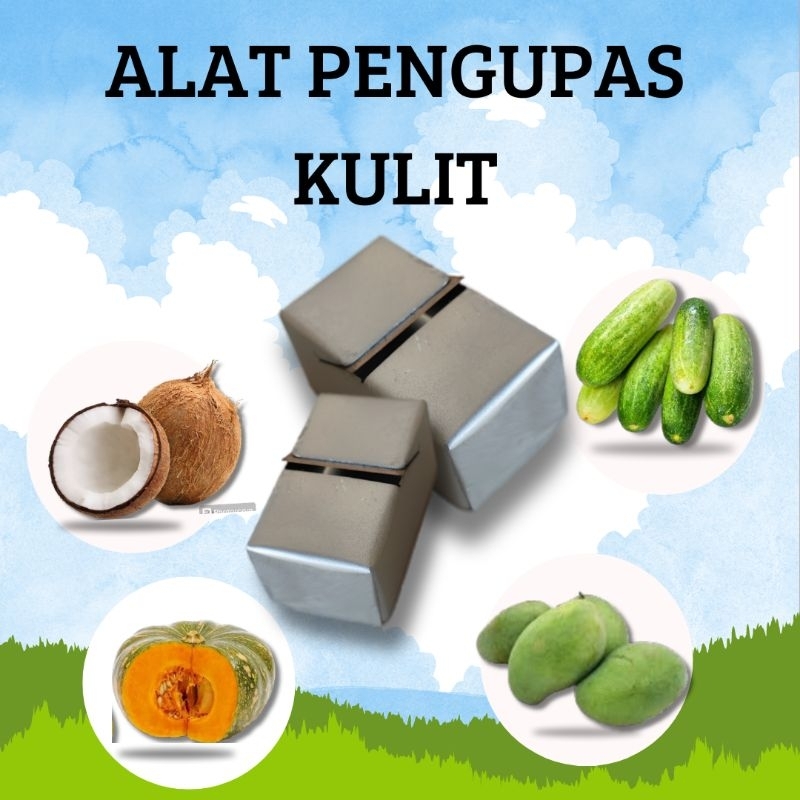pengupas kulit ari kelapa / kerokan kulit ari kelapa/ pisau kulit  buah/ kerokan kulit buah