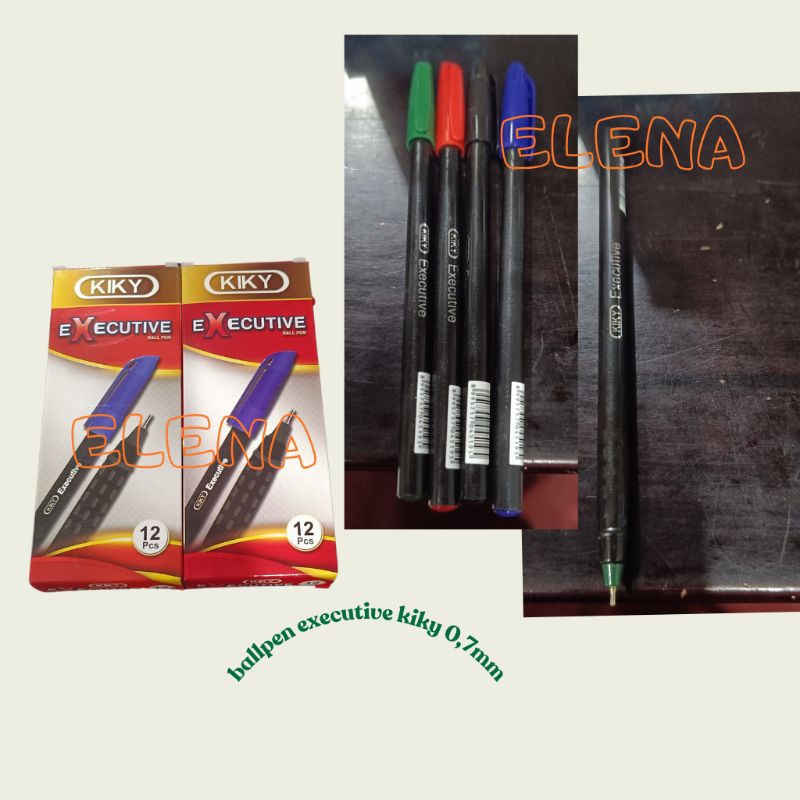 

pulpen 0,7mm/ pen 0,7mm kiky executive/ballpen (5pcs)/pulpen hitam murah meriah