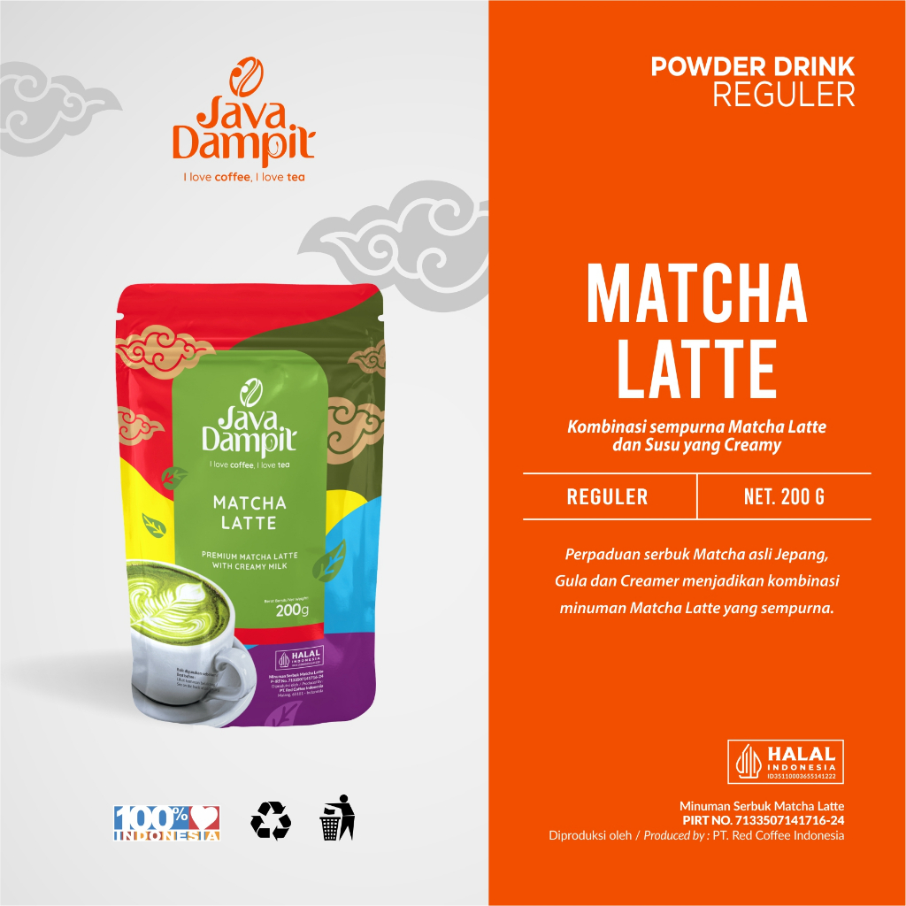 

BUBUK MATCHA LATTE POWDER DRINK 200g