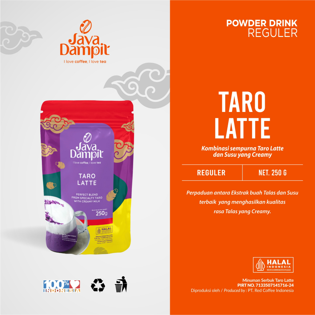 

BUBUK TARO LATTE POWDER DRINK 250g - 100g