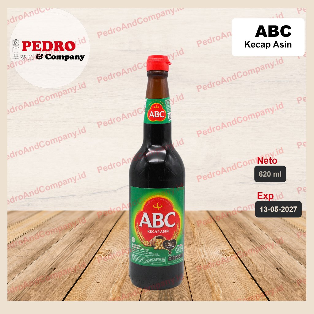 

ABC kecap asin 620 ml botol besar - soy sauce botol kaca
