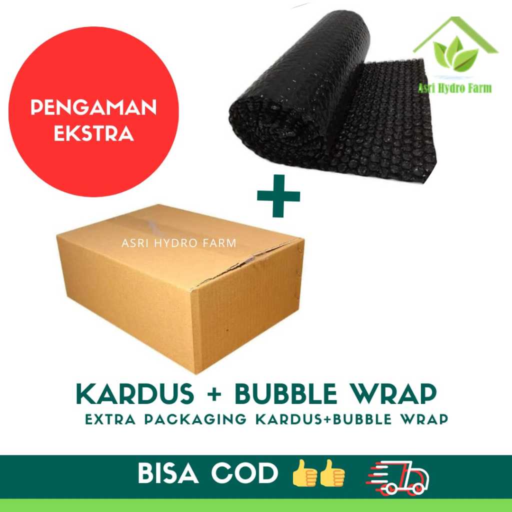 

Packing Bubble Wrap Plus Kardus Tambahan