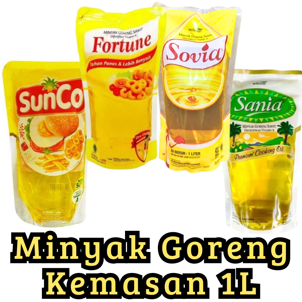 

Jual Minyak Goreng kemasan 1 Liter Minyak Kemasan Pouch