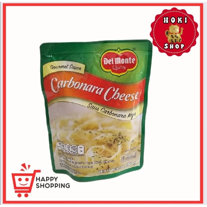 

Delmonte Gourmet Sauce Carbonara Cheese 180gr / Delmonte Saus Carbonara Cheese / Delmonte Carbonara Cheese