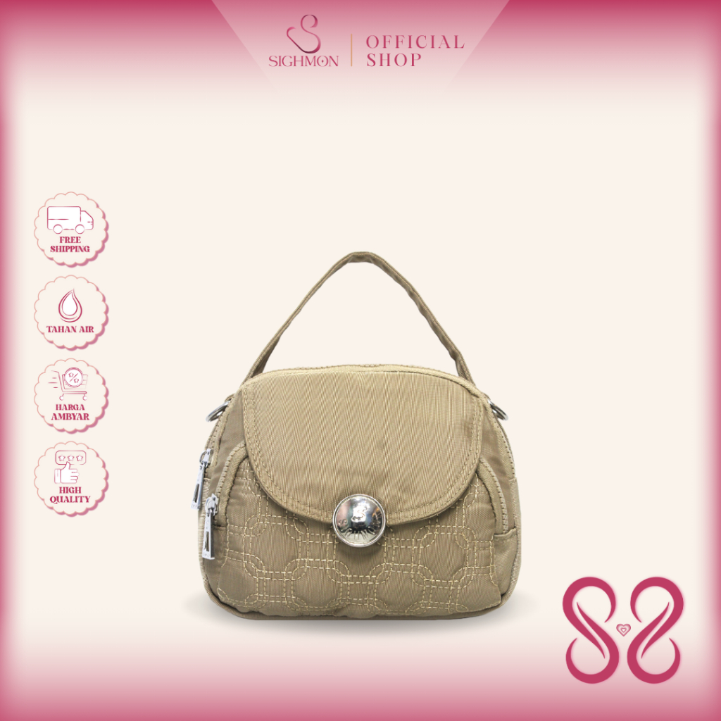 SIGHMON - Latifa Bag - Tas Ransel Selempang Bahu Sling Bag Import Fashion Wanita Tahan Air