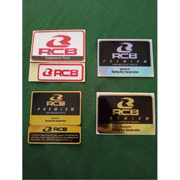 Sticker Stiker Shock Tabung RCB RCB PREMIUM fullset