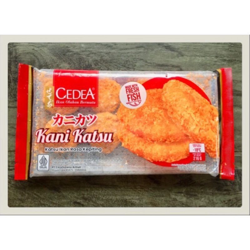 

Cedea Kani Katsu 216 gr - Katsu Ikan Rasa Kepiting