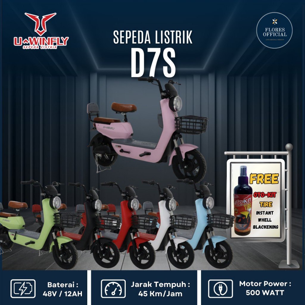SEPEDA LISTRIK UWINFLY D7S DRAGONFLY 7S GARANSI RESMI Uwinfly