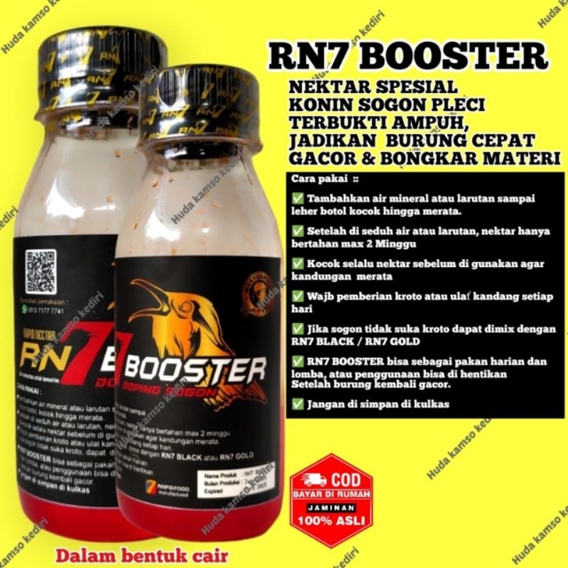 RN7 BOOSTER + BOOSTER  + VITAMIN RN7 + RN7 + DOPING PLECI SOGON + DOPING BURUNG + VITAMIN BURUNG + V
