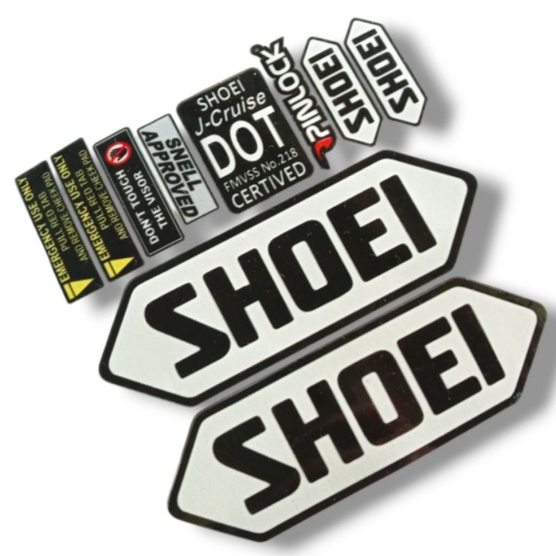 Stiker Helm Shoei J-Cruise Full Set