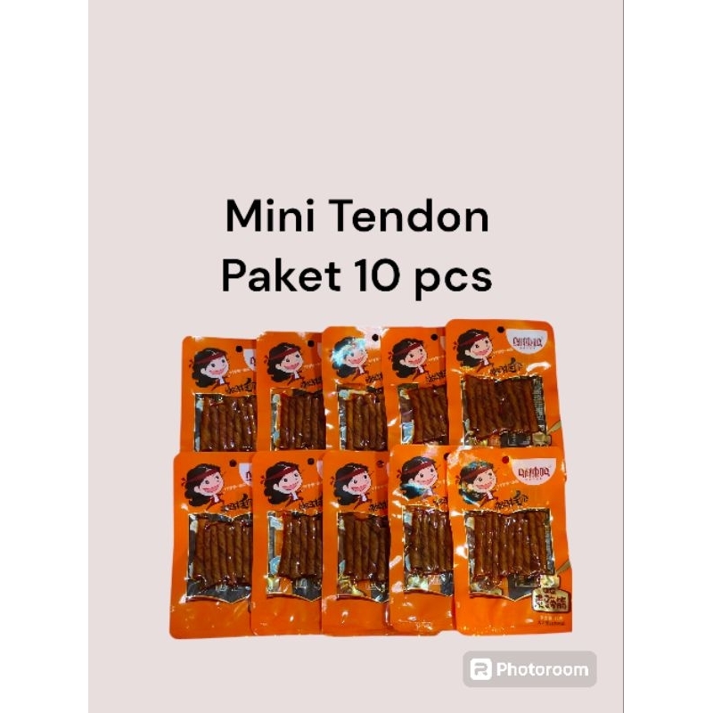 

Paket 10 pcs Latiao Mini Tendon Snack Spicy Wulama
