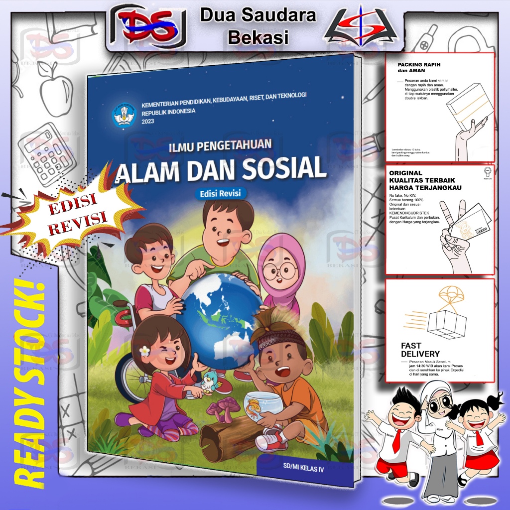 Buku Siswa IPA dan SOSIAL Kelas 4 SD Kurikulum Merdeka