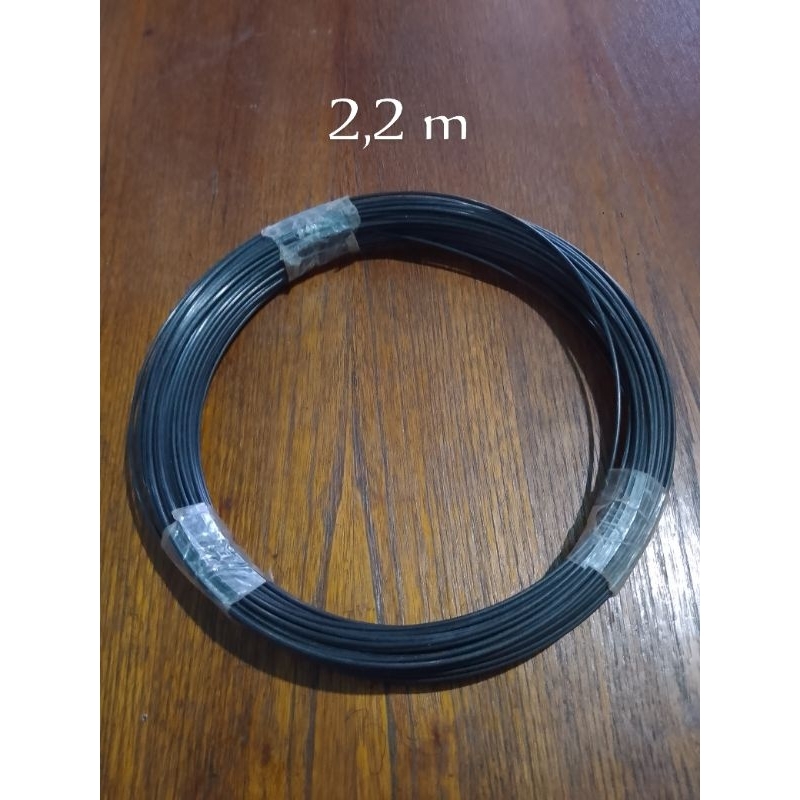 JERUJI FIBER HITAM IMPORT 2.2 MM ( 400 gram - 50 meter )