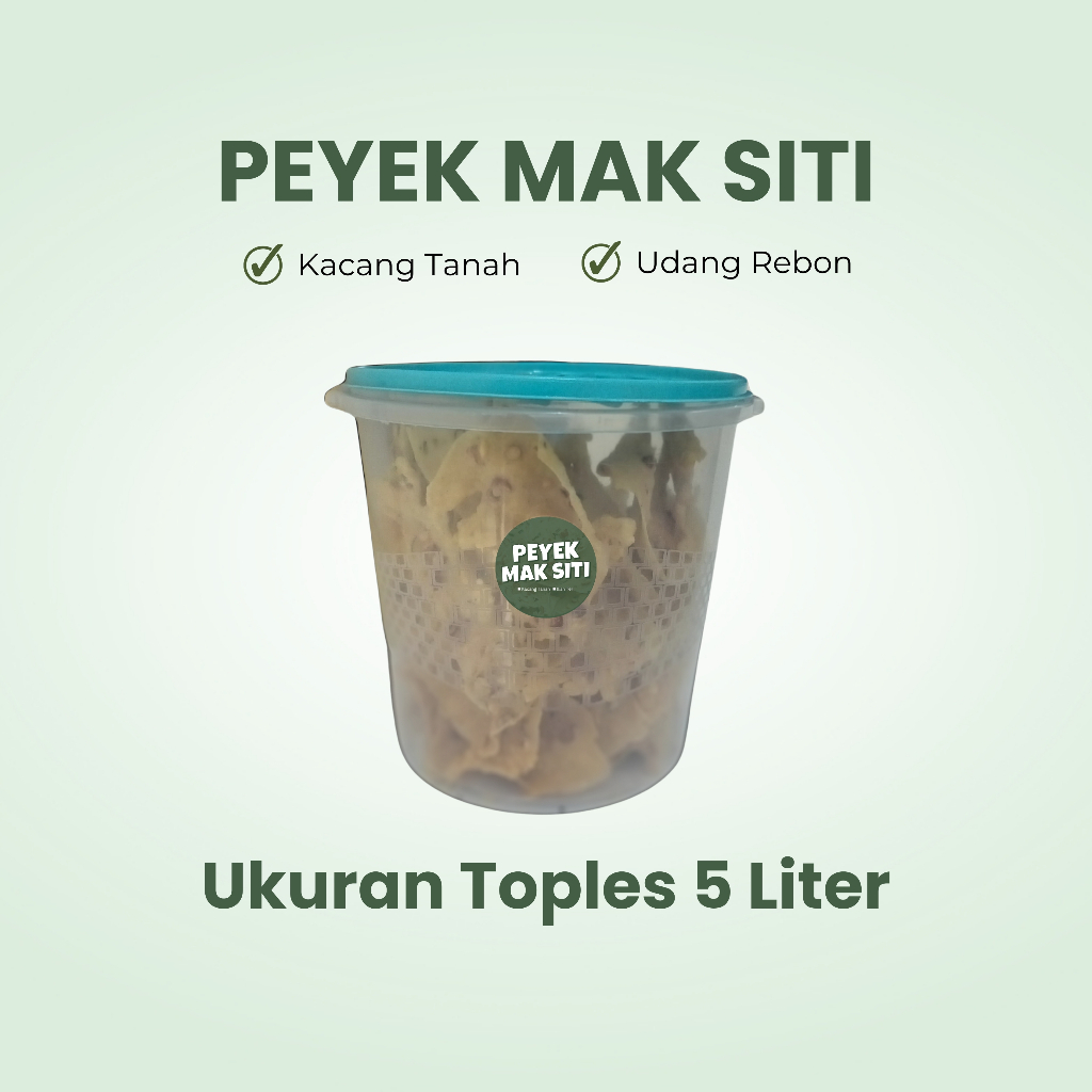 

Peyek Kacang Spesial Kriuk (Toples 5L)