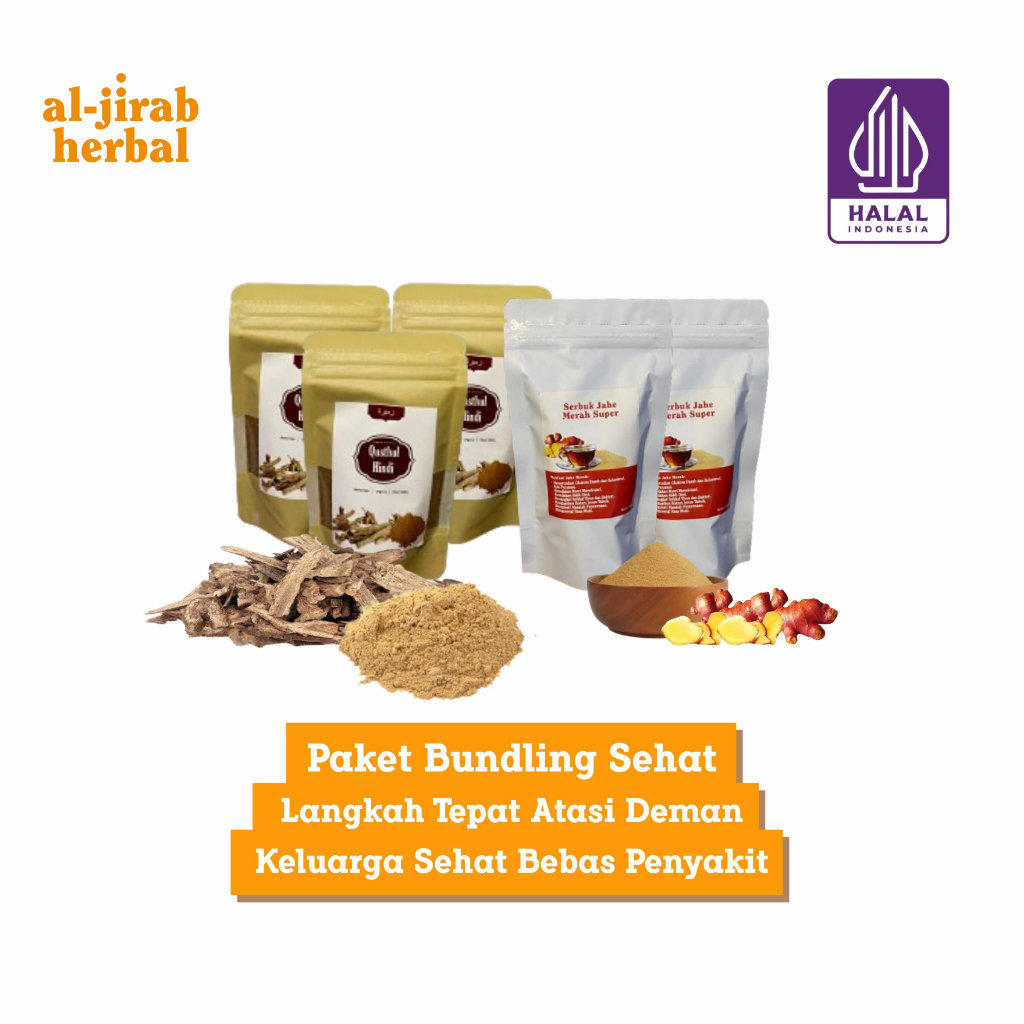 

Bundling Sehat Deman Qusthul Hindi Bubuk Jahe Serbuk Untuk Atasi Sesak Nafas Bronkitis dan TBC