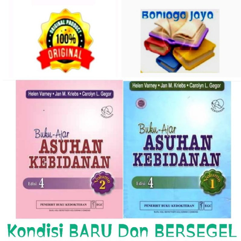 [Baru&ORI]  Buku Ajar ASUHAN KEBIDANAN Edisi 4 Volume 1 & 2