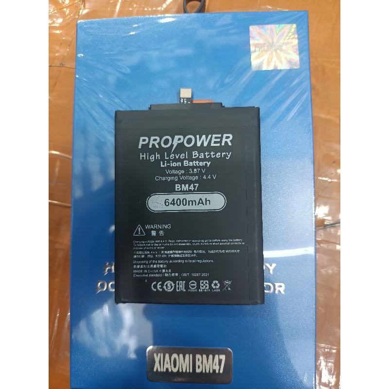 Baterai batre batrai Double power Xiaomi Redmi 4X/BM47 PRO POWER