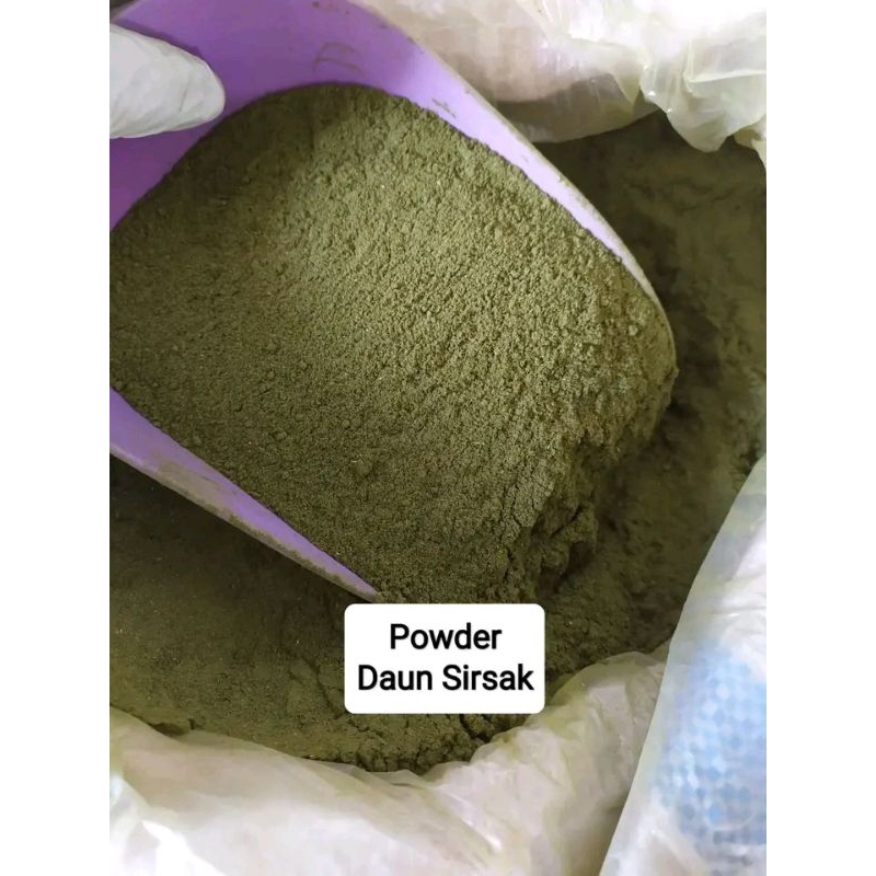 

Daun sirsak Bubuk | daun sirsat kemasan isi [ 500 gram ]