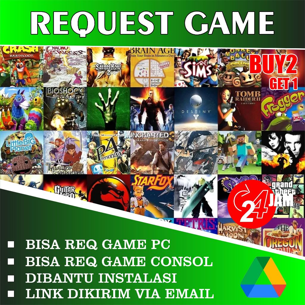 BISA REQUEST GAME PC/CONSOLE/PS1/PS2/PS3/PSP