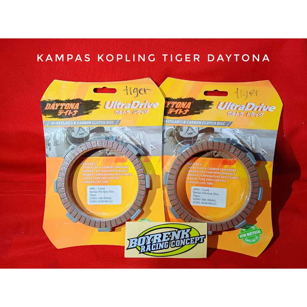 KAMPAS KOPLING TIGER/CB/GL/MP/GL MAX/GL PRO/GL 100/MEGA PRO DAYTONA - BOYRENK RACING CONCEPT