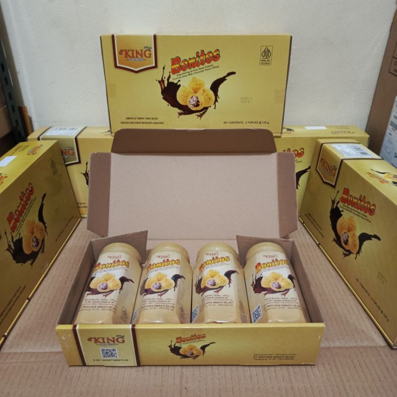 

Cokelat soes kering isi krim Coklat isi 4 toples