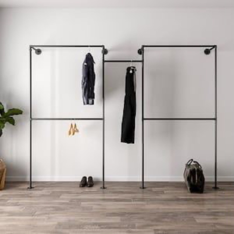 rak industrial/gantungan baju industrial/rak display baju industrial