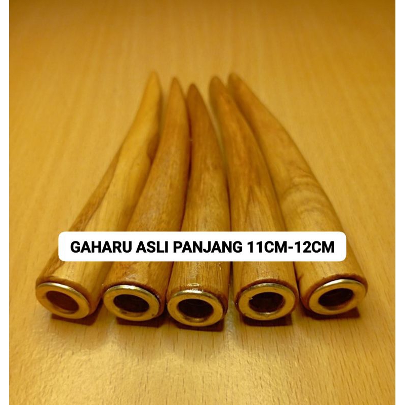 ONCE PIPA CANGKLONG KAYU GAHARU ASLI 11CM-12CM SUDAH PAKAI RING MASUK SEMUA UKURAN