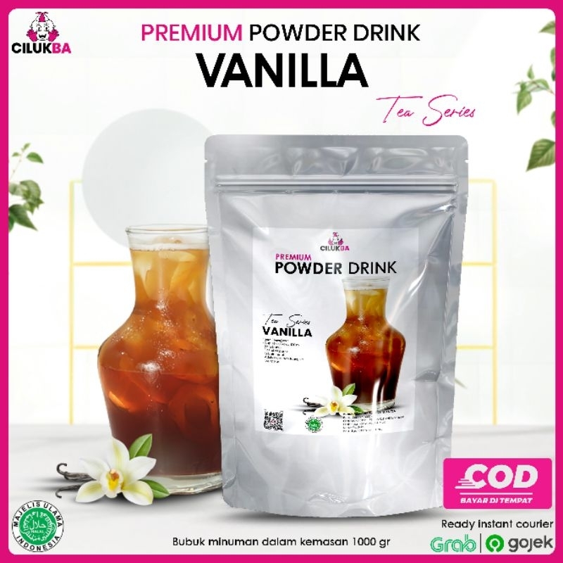 

Cilukba Bubuk Minuman Premium Rasa Vanilla Tea 1 kg / Premium Powder Drink
