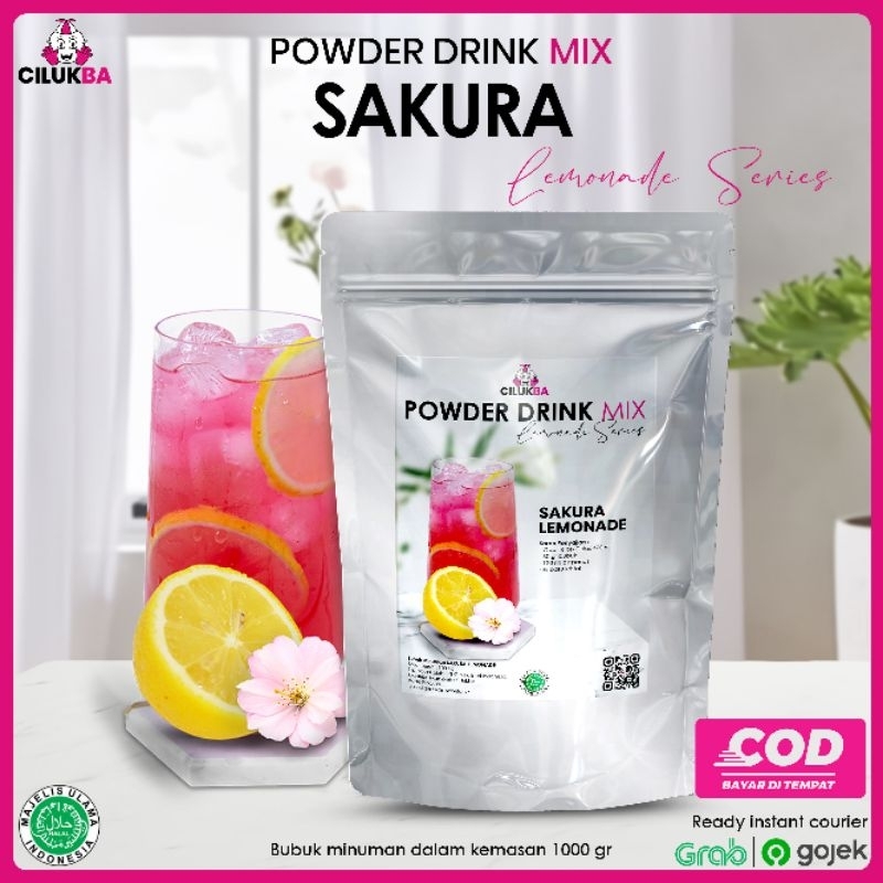 

Bubuk Minuman Instan Rasa Sakura Lemonade 1 kg / Powder Drink Mix