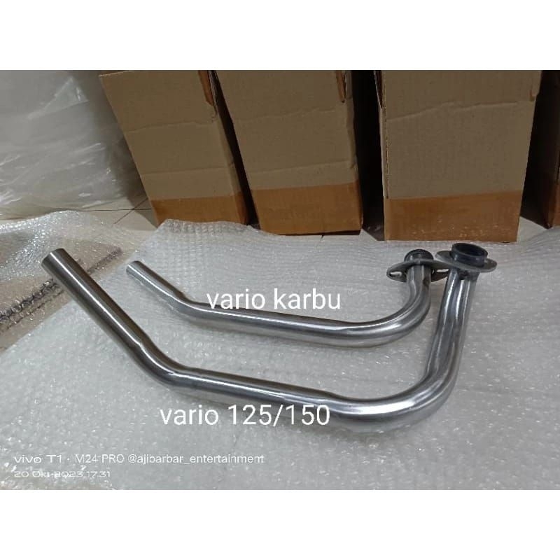 LEHER KNALPOT COPY ZRC TZM CMS INLET 26MM VARIO 125 VARIO 150 VARIO 110