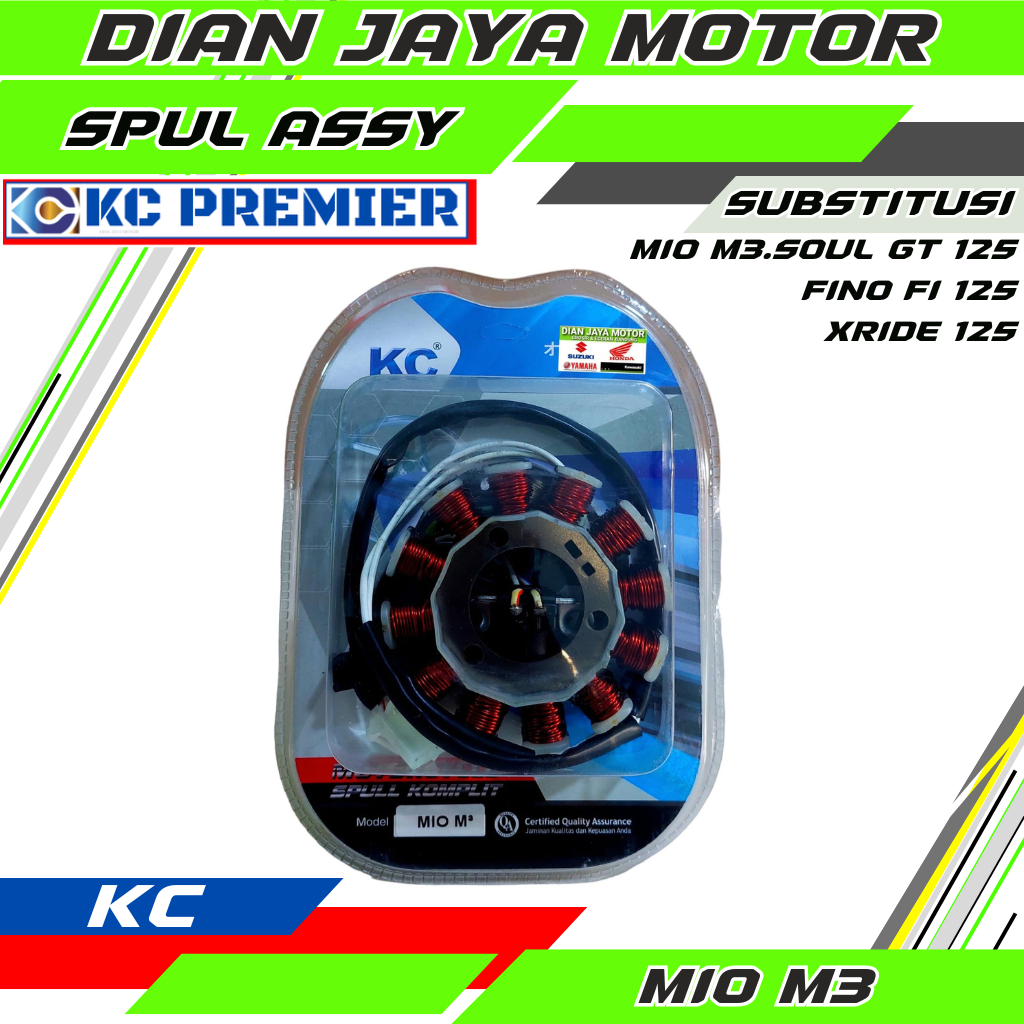 Stator Pengisian dan Pengapian untuk Skuter Matik 125cc Injeksi, Komponen Kelistrikan Motor