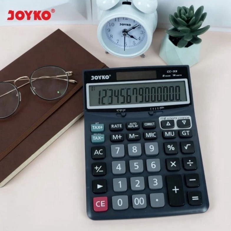 

PROMO JOYKO CC33 Check Correct 14 Digit Kalkulator model spt Casio Dj24D