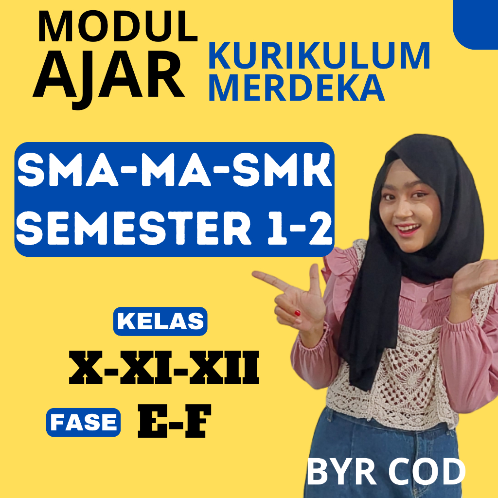 

MODUL AJAR PPKN KURIKULUM MERDEKA SMA SMK KELAS 10 11 12 SIAP PAKAI