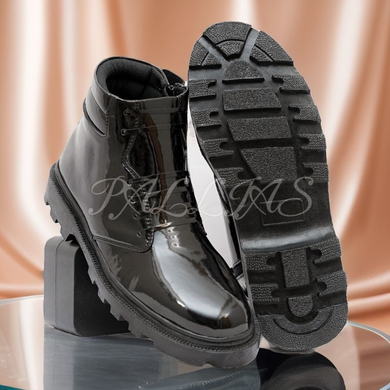 Sepatu Pdh Pria Sepatu Pdh TNI Sepatu Pdh Polri Sepatu Pdh satpam Sepatu Pdh Dinas Mengkilap/Doff