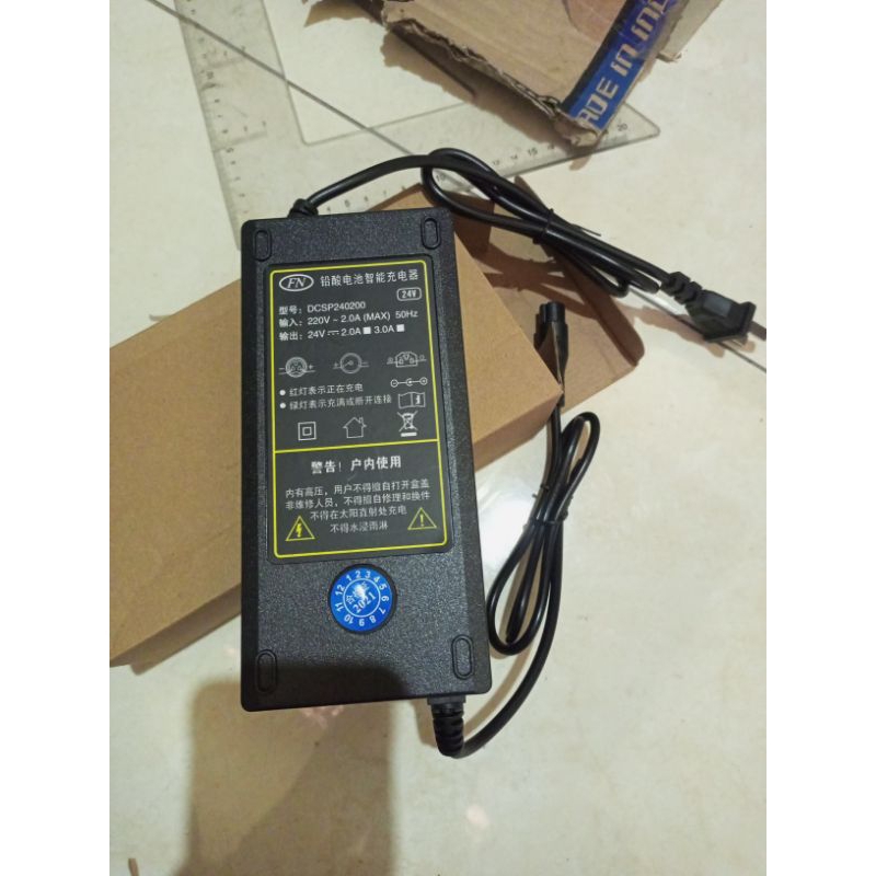 charger sepeda listrik 24 volt