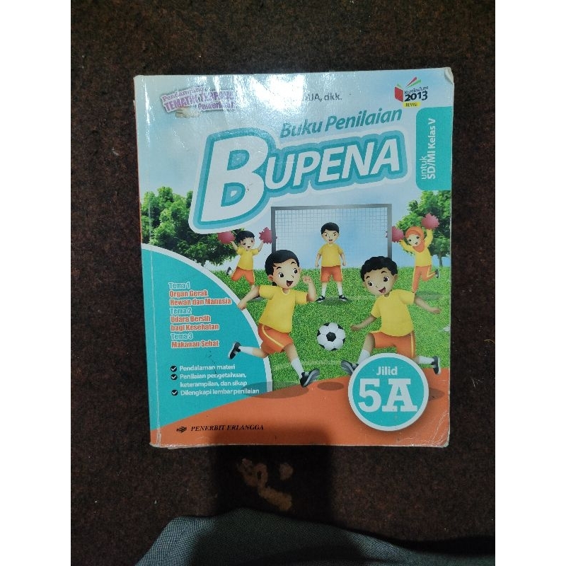 Buku bekas bupena 5A 5B 5C dan 5D
