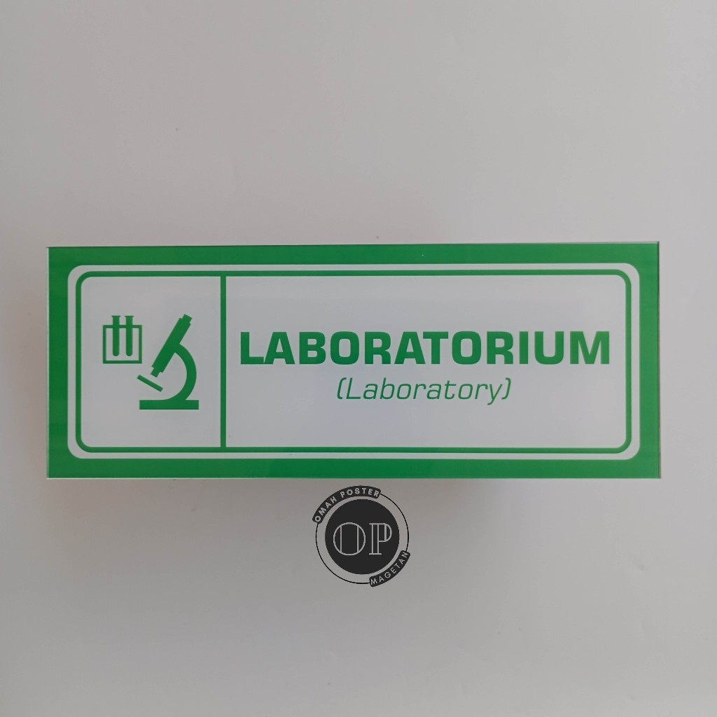 

Stiker Laboratorium - Laboratory - Ruang Lab - Stiker Vinyl