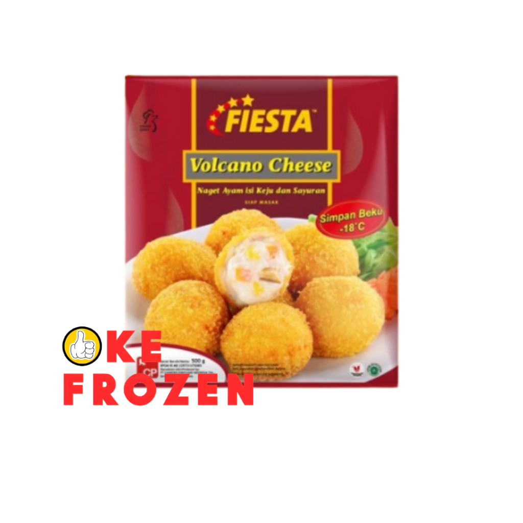 

FIESTA VOLCANO CHEESE 500GR NAGET AYAM ISI KEJU DAN SAYURAN
